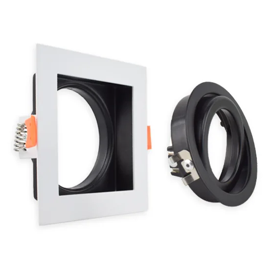 BALA LED CARDAN SENCILLA GU10 BLANCA METALICA ECOLITE REF: DLGUALCX1 - Imagen 2