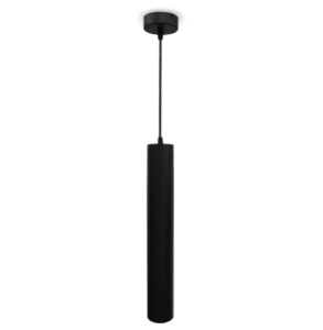 LAMPARA COLGANTE DECORATIVA TIPO SPOT NEGRA GU-10 ECOLITE CHL06