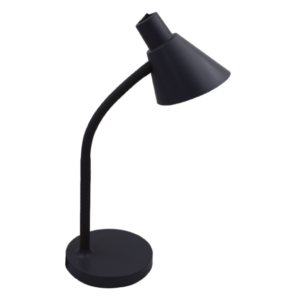 LAMPARA ESCRITORIO 5W 3000K NEGRO ECOLITE DESK5
