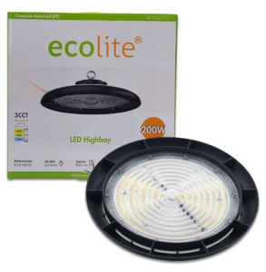 LAMPARA HIGHT BAY 200W 3CCT ECOLITE ECO-HB-05