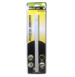 REGLETA LED 1W 3000K S/P C/SENSOR ADAPTADOR 12V 1,83MTS ILUMAX REF 1468