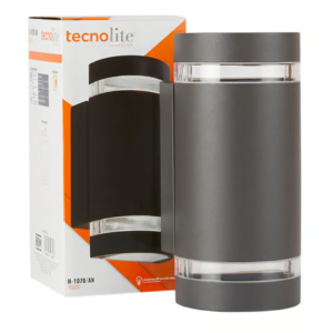 APLIQUE LED PARED BIFOCAL NEGRO GU10 TOLEDO TECNOLITE H-1070/AN