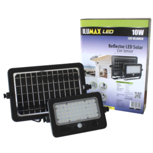 REFLECTOR LED 10W 6500K SOLAR C/SENSOR ILUMAX 1855