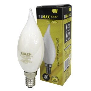 LED VELA 4W 3000K E-14 OPAL DIMME PICO ILUMAX 1446
