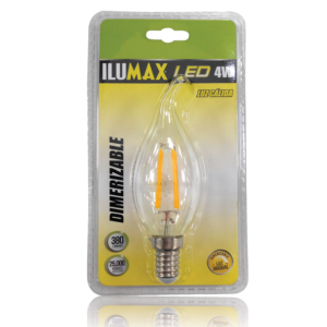 LED VELA 4W 3000K E-14 FILAM DIMME PICO ILUMAX 1358
