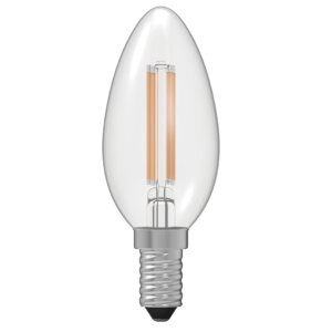 LED VELA 4W 2700K E-14 FILAM CLEAR DIMME ILUMAX REF 2487