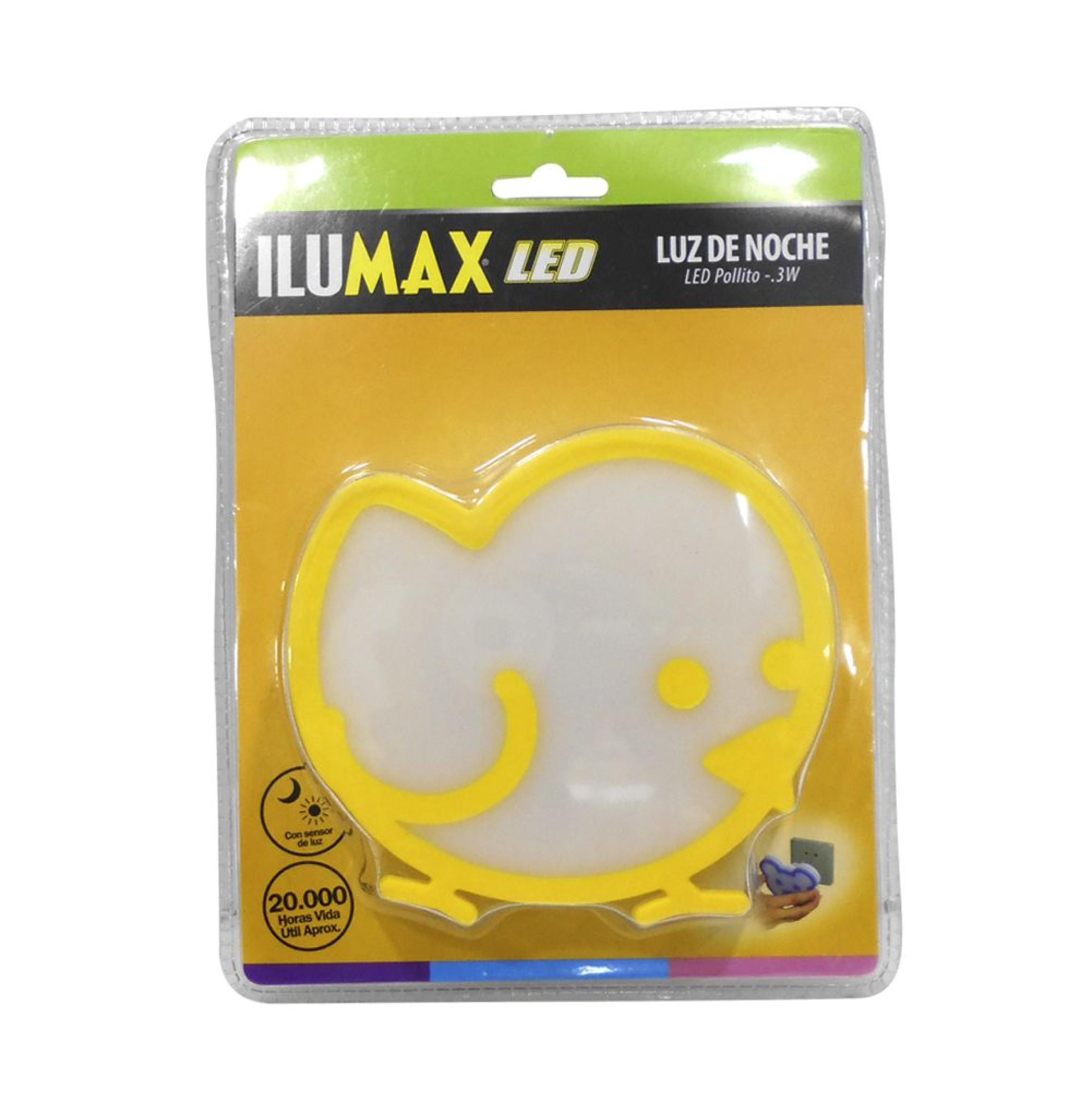 LAMPARA LED NIÑOS FIGURAS POLLO