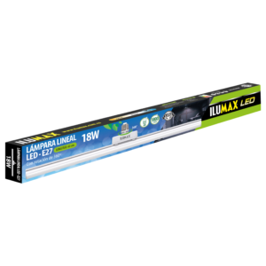 LAMPARA LED LINEAL 18W 6500K E27 BL 60CM ILUMAX 2302