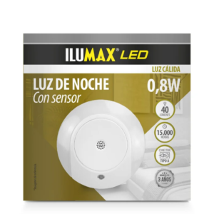 LAMPARA LED 0,8W 3500K C/SENSOR IP20 40LM ILUMAX 2474