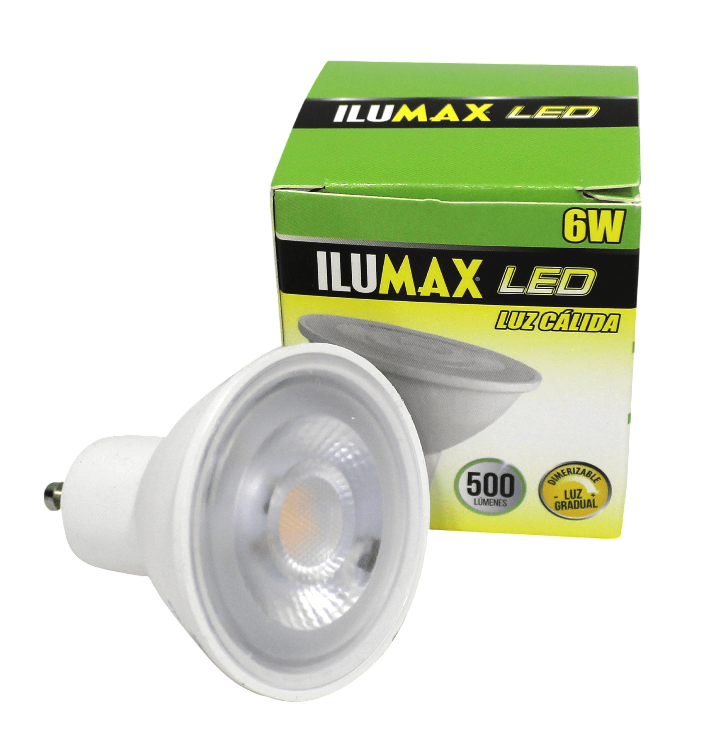 DICROICO LED 6W 3000K DIMERIZABLE GU10 ILUMAX 1927