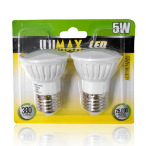 DICROICO LED 5W 3000K E27 A/P SETX2 ILUMAX 1380