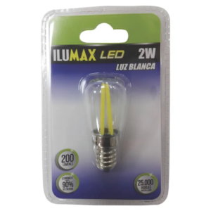 BOMBILLO LED 2W 6500K E-14 NEVERA REF 1341 ILUMAX