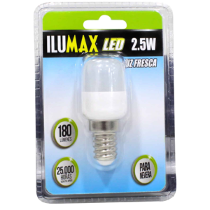 BOMBILLO LED 2W 4000K E-14 NEVERA REF 862 ILUMAX