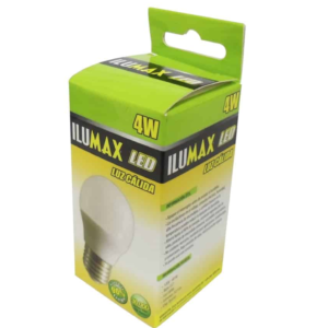 BOMBILLO LED 04.5W 3000K E-27 GLOBO DIMME OPALIZADO ILUMAX