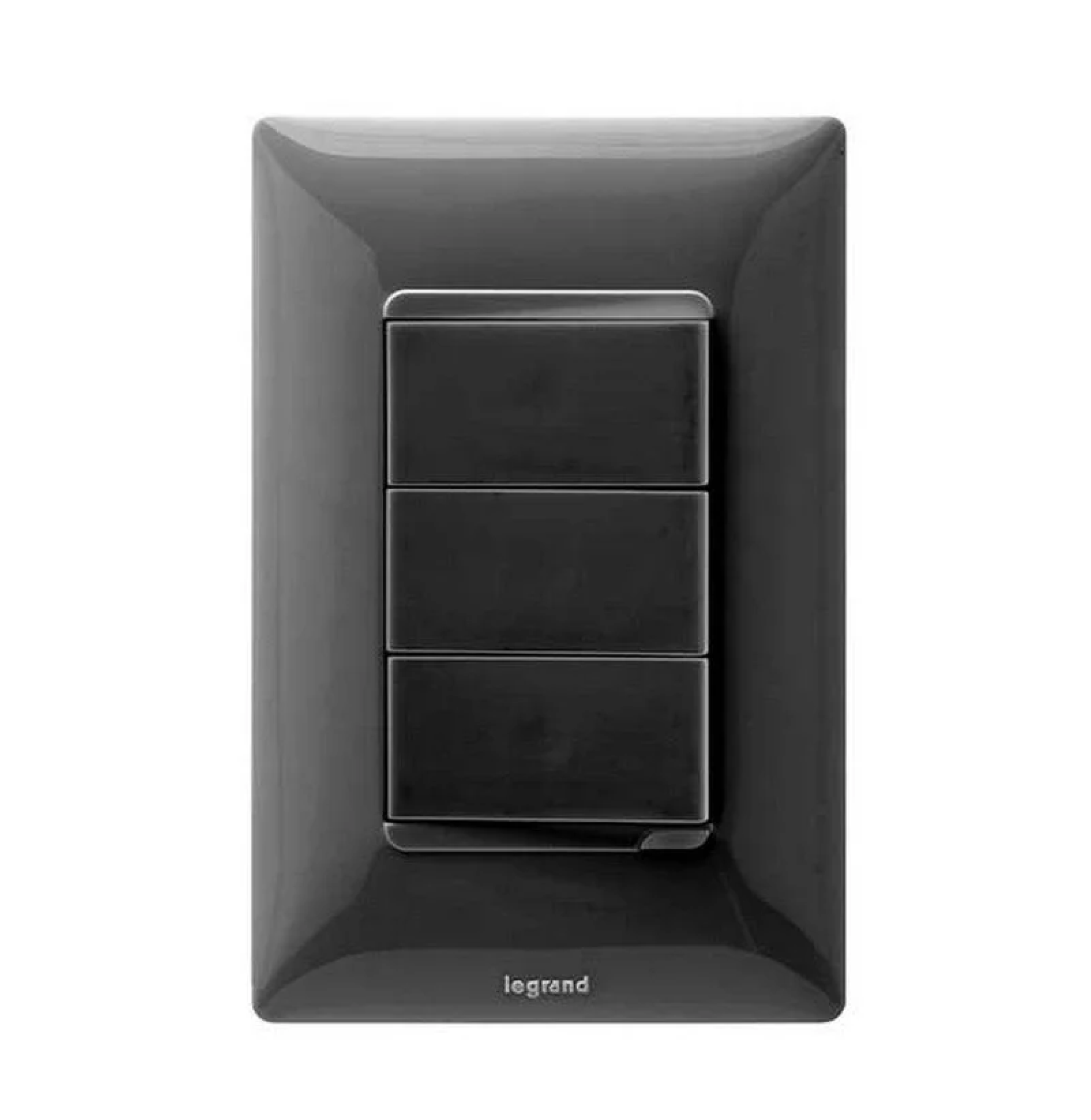INTERRUPTOR CONM TRIPLE NEGRO FUTURA