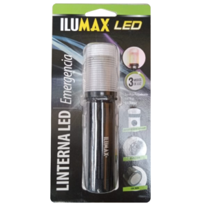 LINTERNA LED EMERGENCIA 3 MODOS DE LUZ ILUMAX  1335