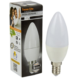 LED VELA 4W 6500K E-14 TECNOLITE EICE14-LED/4W/65