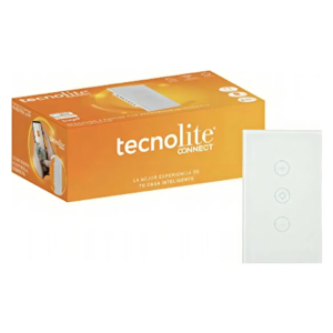 INTERRUPTOR SENCILLO SMART WIFI BLANCO TECNOLITE CREATOR IV DIMMER 110 - 240V REF TDSWI1MVBTCW
