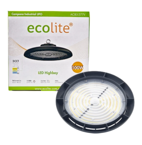 LAMPARA HIGHT BAY 100W 3CCT ECOLITE ECO-HB-02