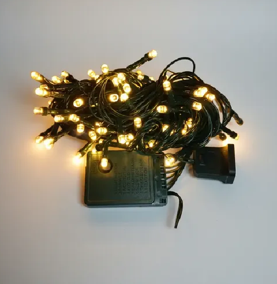 LUCES LINEALES DE NAVIDAD 100 LED 7-8M 110V LUZ CÁLIDA - Imagen 2