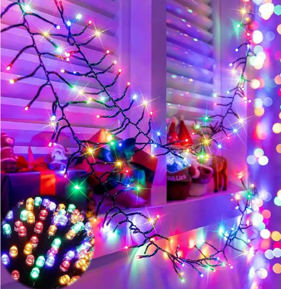 LUCES LINEALES DE NAVIDAD 100 LED 7-8M 110V LUZ RGB - Imagen 4