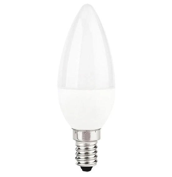 LED VELA 5W 3000K E-14 DIMM ECOLITE