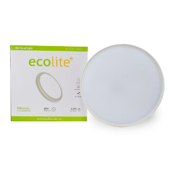 PANEL LED S/P 40W 6500K RED ECOLITE REF ECO3060V40
