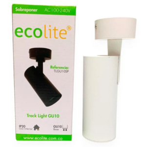 SPOT CILINDRICO S/P GU10 BL ECOLITE TLGU10SP-B